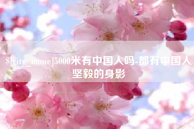 栖霞5000米有中国人吗-都有中国人坚毅的身影