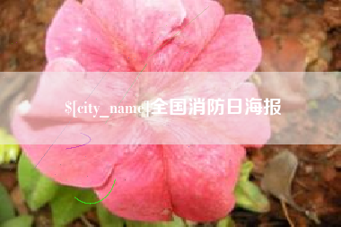 栖霞全国消防日海报