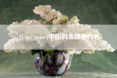 栖霞中国的金牌有几名