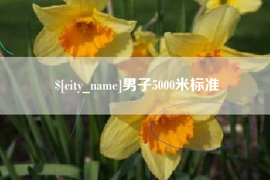 栖霞男子5000米标准