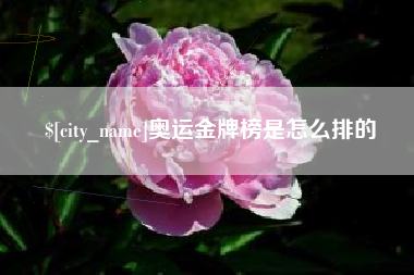 栖霞奥运金牌榜是怎么排的