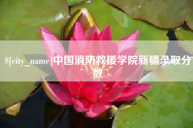 栖霞中国消防救援学院新疆录取分数