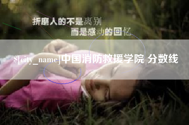 栖霞中国消防救援学院 分数线