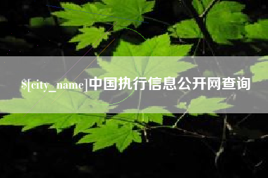 栖霞中国执行信息公开网查询