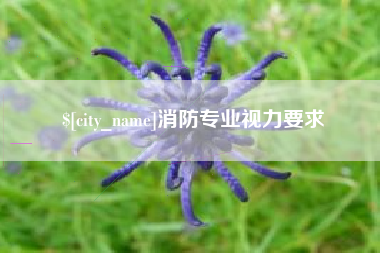 栖霞消防专业视力要求