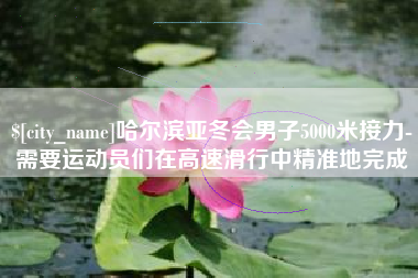 栖霞哈尔滨亚冬会男子5000米接力-需要运动员们在高速滑行中精准地完成