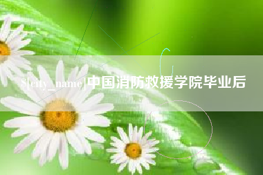 栖霞中国消防救援学院毕业后
