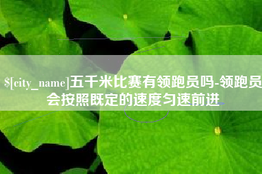 栖霞五千米比赛有领跑员吗-领跑员会按照既定的速度匀速前进