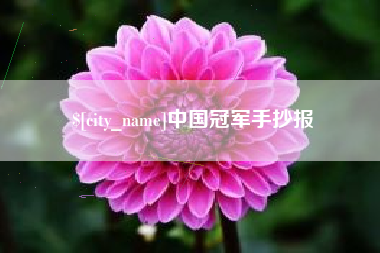 栖霞中国冠军手抄报