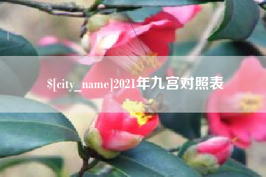 栖霞2021年九宫对照表