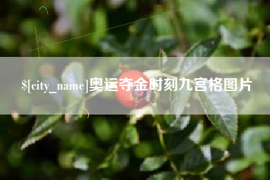 栖霞奥运夺金时刻九宫格图片
